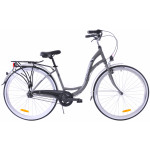 Mestský bicykel 28 Fuzlu Nevada S-3 Strieborná